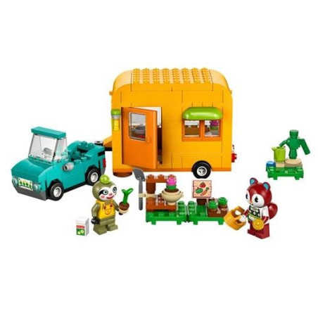 Lego animal crossing caravan e negozio di giardinaggio di leif 7+