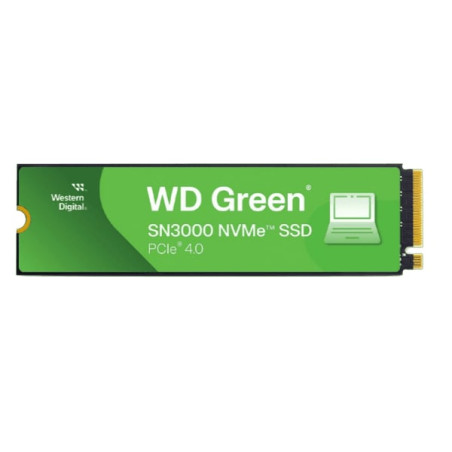 Ssd 1tb western digital sn3000 pcie 4.0 m.2 nvme verde [wds100t4g0e]