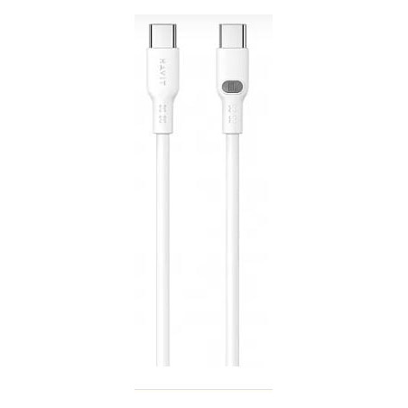 Cavo di ricarica havit usb-c cavo 1m bianco 1pz [cb6279 1.0m]