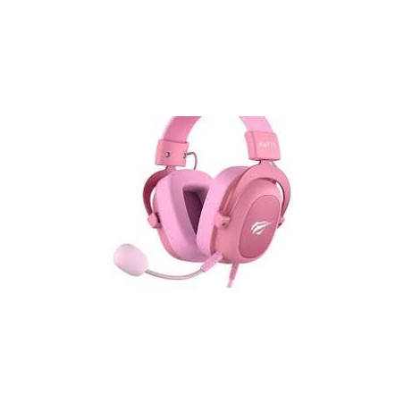 Cuffie havit h2002d da gioco cablato con microfono rosa [h2002d]