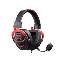Cuffie havit h2002d da gioco cablato con microfono nero/rosso [h2002e