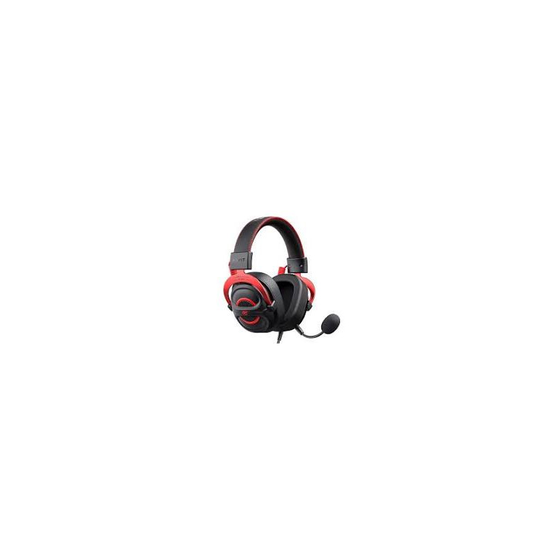 Cuffie havit h2002d da gioco cablato con microfono nero/rosso [h2002e