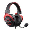 Cuffie havit h2002d da gioco cablato con microfono nero/rosso [h2002e