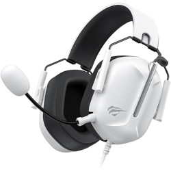 Cuffie havit h2033d da gioco cablato con microfono 3.5mm bianco/nero