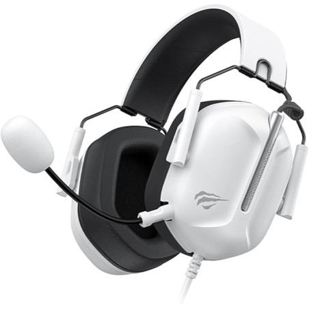 Cuffie havit h2033d da gioco cablato con microfono 3.5mm bianco/nero
