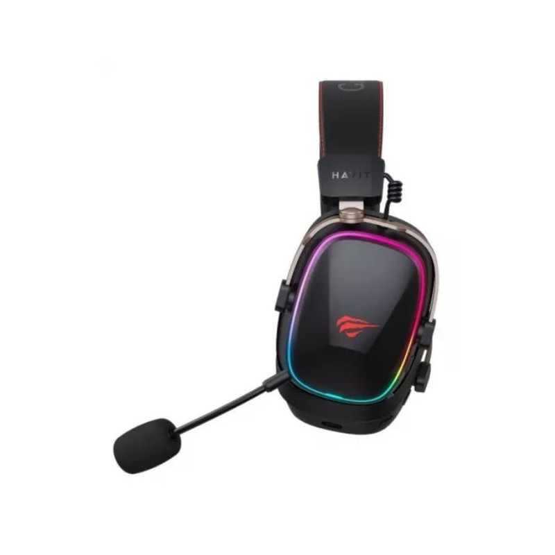 Cuffie havit h2039bg da gioco wireless/bluetooth con microfono nero