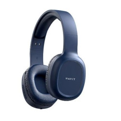 Cuffie havit h2590bt pro da gioco wireless/bluetooth 3.5mm blu [h2590bt