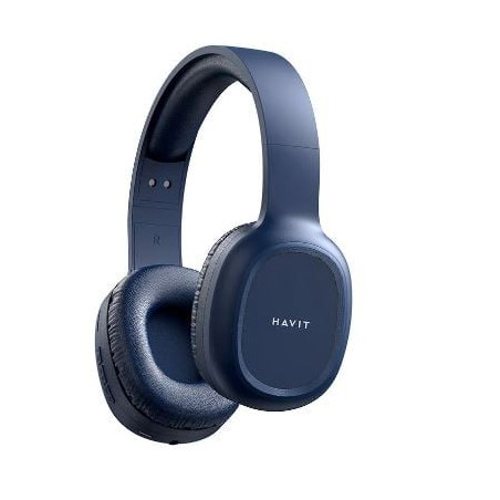 Cuffie havit h2590bt pro da gioco wireless/bluetooth 3.5mm blu [h2590bt