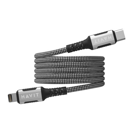 Cavo magnetico havit cb6298 con usb-c lightning nero [cb6298]