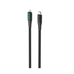 Cavo usb havit hv-cb6255 pd27w con indicatore led 1m nero [cb6255]