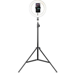 Treppiede havit st7012 con luce ad anello led/1 cavo usb/metallo