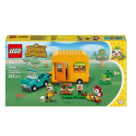 Lego animal crossing negozio di roulotte e giardini di leif multicolore