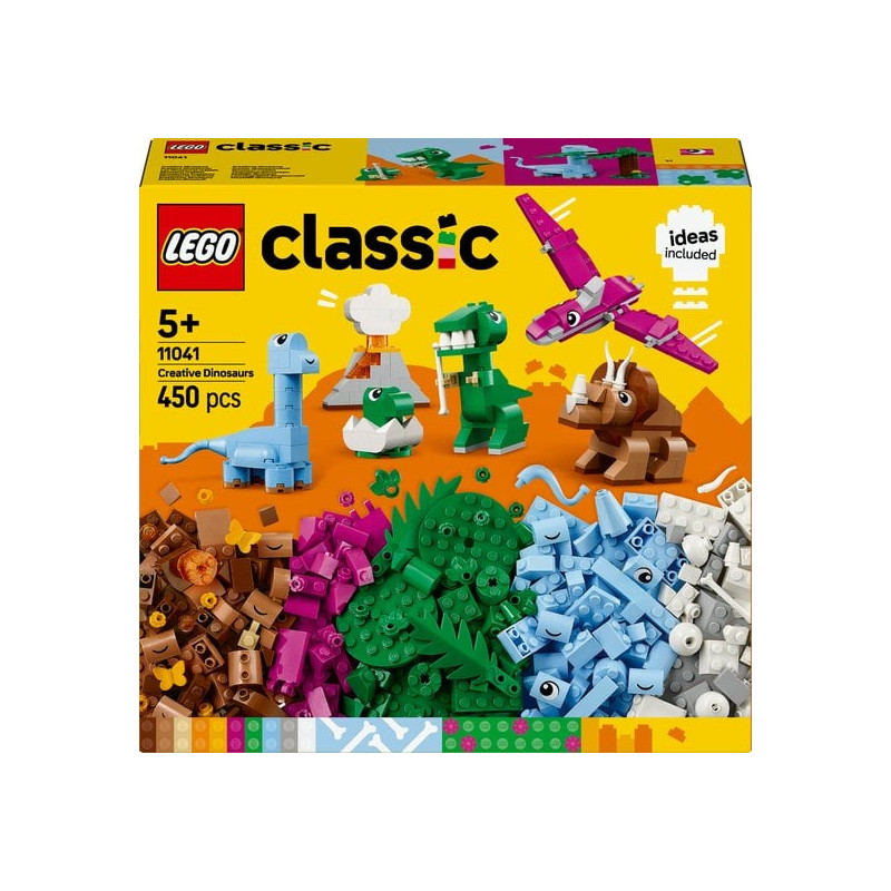Lego classic dinosauri creativi multicolore 450pz [11041]