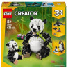Lego creator animali selvatici la famiglia dei panda multicolore