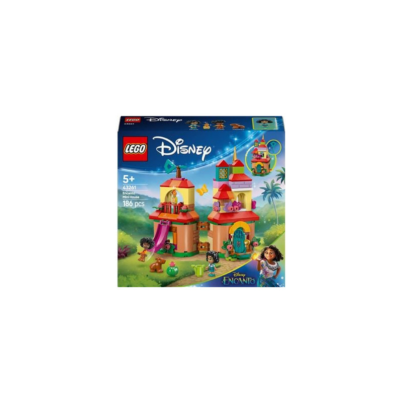 Lego disney casa dell'incanto in miniatura multicolore 186pz