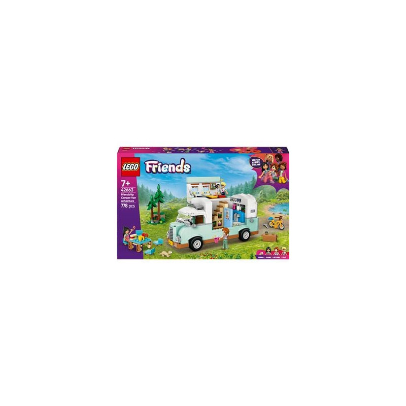 Lego friends friendship camper van adventure multicolore 778pz [42663]