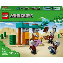 Lego minecraft pattuglia dell'illager del deserto multicolore