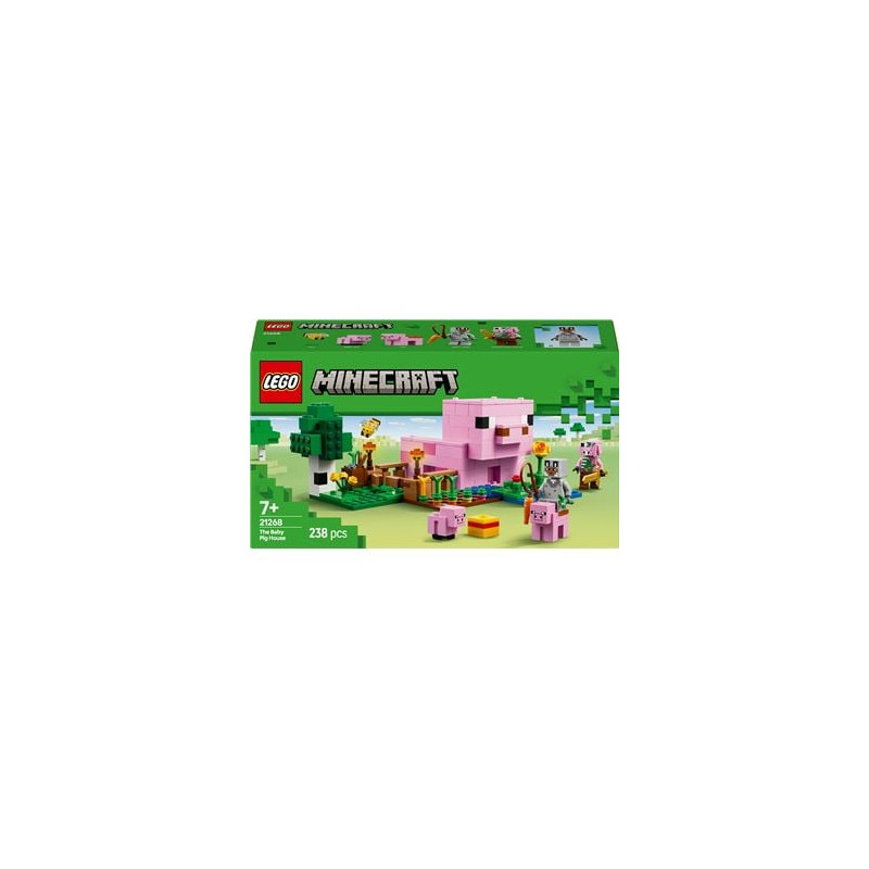 Lego minecraft la casa del maialino multicolore 229pz [21268]