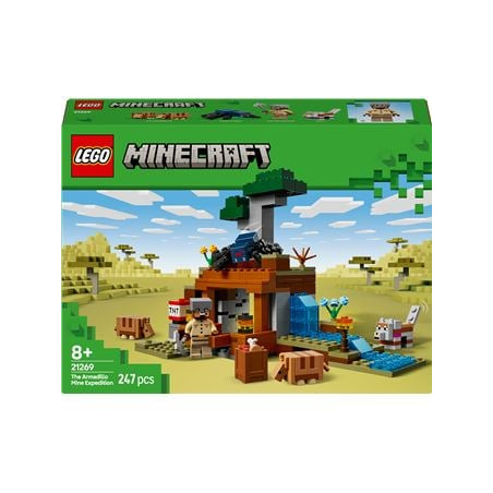 Lego minecraft la spedizione nella miniera di armadillo multicolore