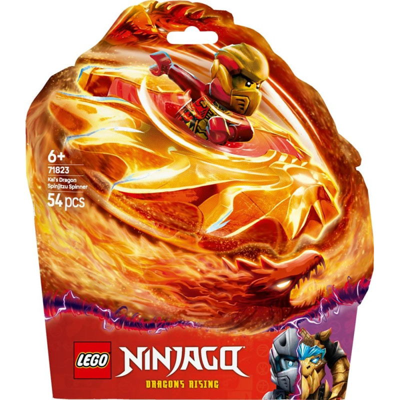 Lego ninjago la trottola spinjitzu del drago di kai multicolore [71823]