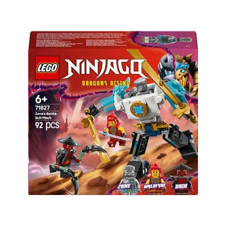 Lego ninjago armatura del super mech di zane multicolore [71827]