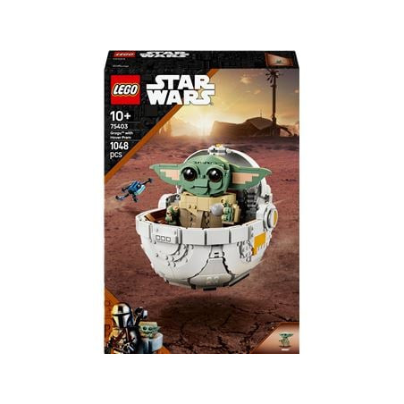 Lego star wars grogu e la sua carrozzina multicolore 1048pz [75403]