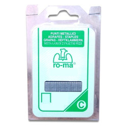 punti metallici maestri ro-ma 53-6 6mm 1960pz zincati in