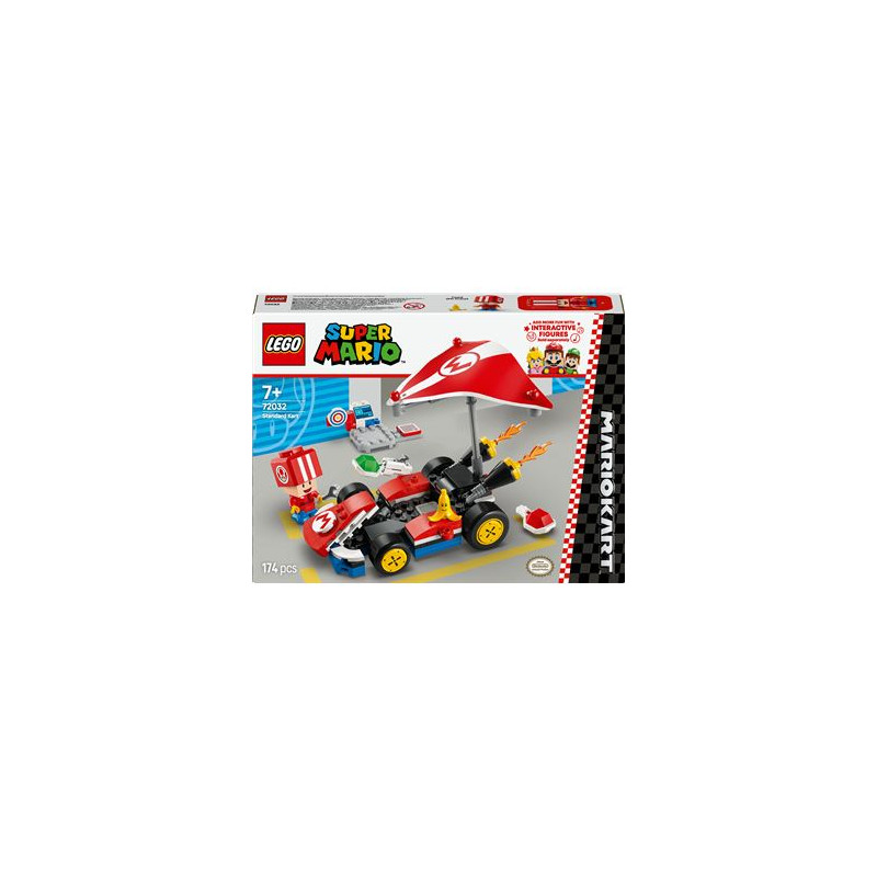 Lego mario kart kart standard multicolore 161pz [72032]