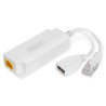 Splitter poe digitus usb-a 5v 2.5a 10/100mbit bianco [dn-95208]