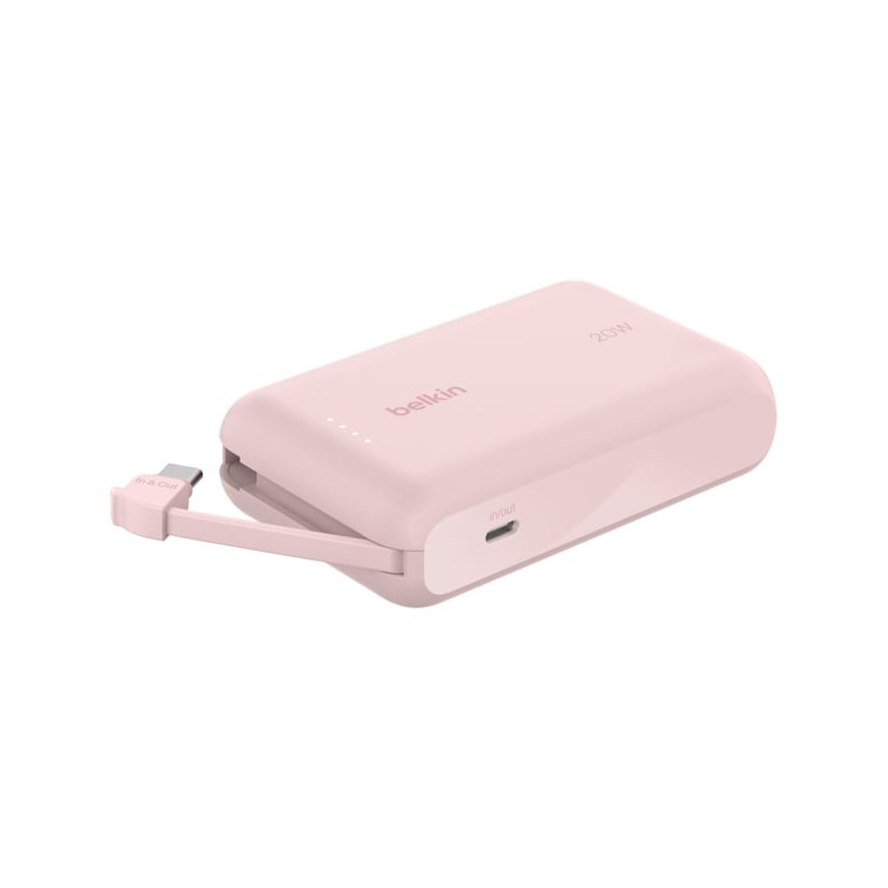 Batteria portatile belkin boost powerbank 10000mah rosa [bpb021hqpk]