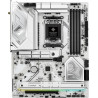 Scheda madre asrock b850 steel legend wifi am5 atx 4xddr5 bianco