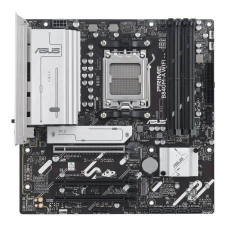 Scheda madre asus prime b840m-a am5 atx 4xddr5 nero [90mb1j20-m0eay0]