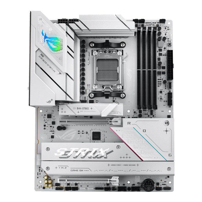 Scheda madre asus rog strix b850-a gaming am5 atx 4xddr5 bianco
