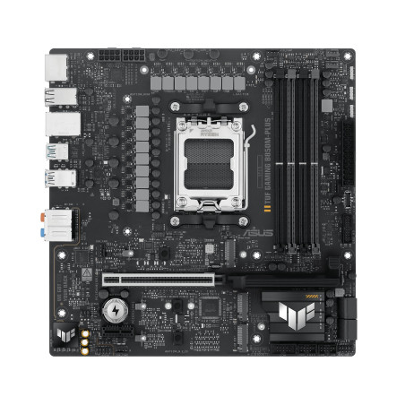 Scheda madre asus tuf b850m-plus am5 atx 4xddr5 nero [90mb1ix0-m0eay0]