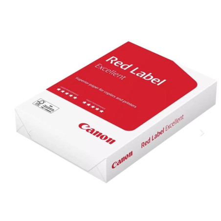 Carta in risma canon red label a4 500 fogli bianco [800008440095]