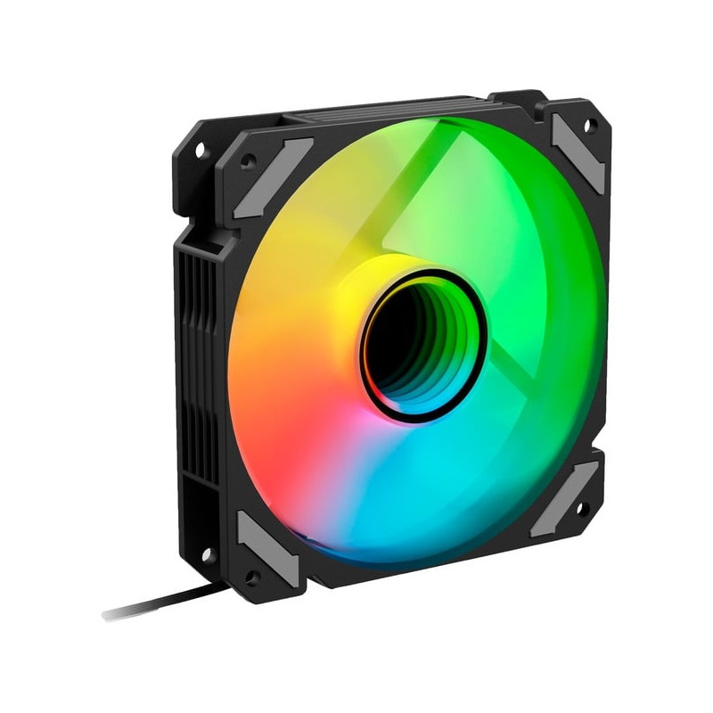 Ventola 120x120mm sharkoon shark specchio nero [4044951042449]