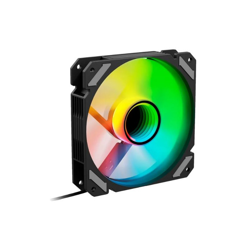 Ventola 120x120mm sharkoon shark specchio nero [4044951042463]