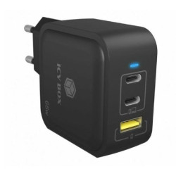 Alimentatore da rete icybox ib-ps1030-pd 65w nero [azicynz00000008]
