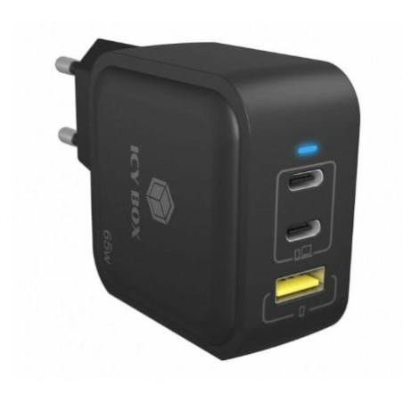 Alimentatore da rete icybox ib-ps1030-pd 65w nero [azicynz00000008]