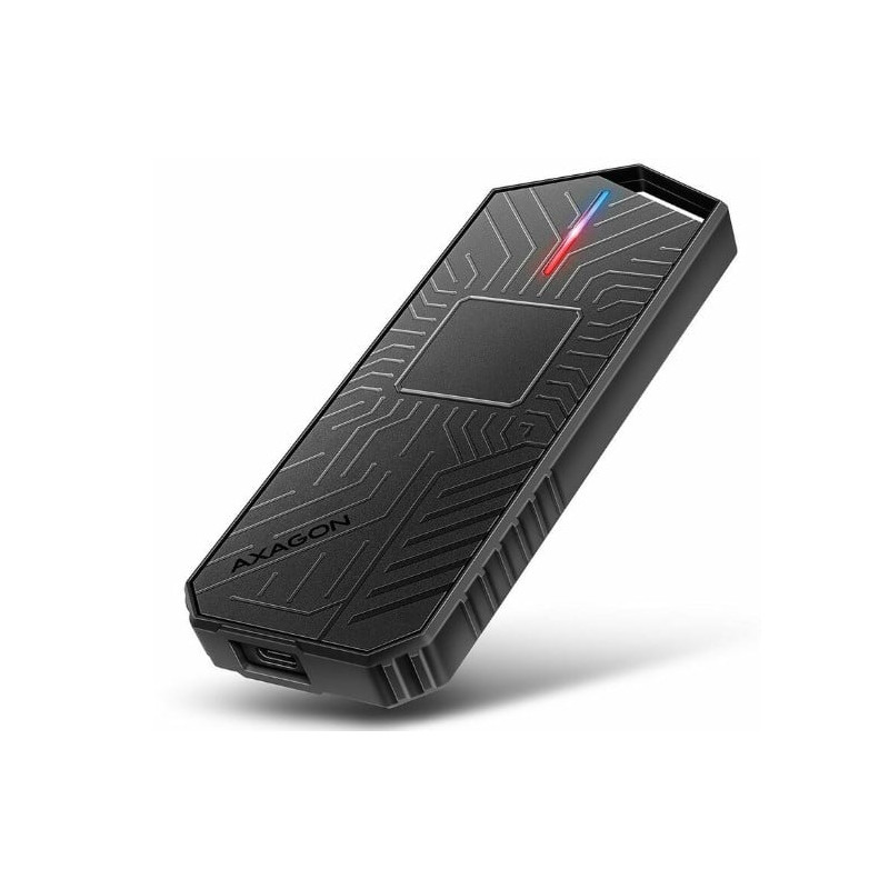 Box ssd esterno axagon eem2-gam usb-c enclosur/gen2 m.2 nvme/sata