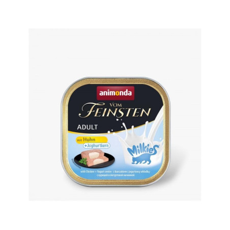 Mangime animonda vom feinsten adult milkies con ripieno di pollo
