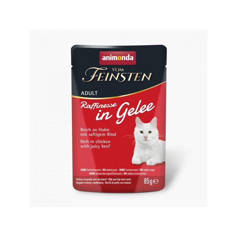 Mangime animonda vom feinsten adult raffinesse in jelly ricco di