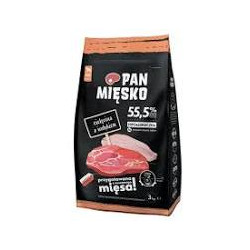 Cibo secco per cani pan miesko mr. meat vitello con tacchino m 3kg