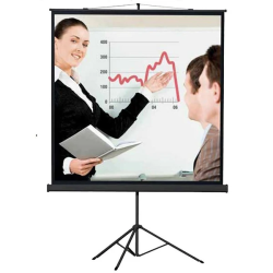 Schermo proiezione 135" napofix t11-2480 su treppiiede/240x240/bianco