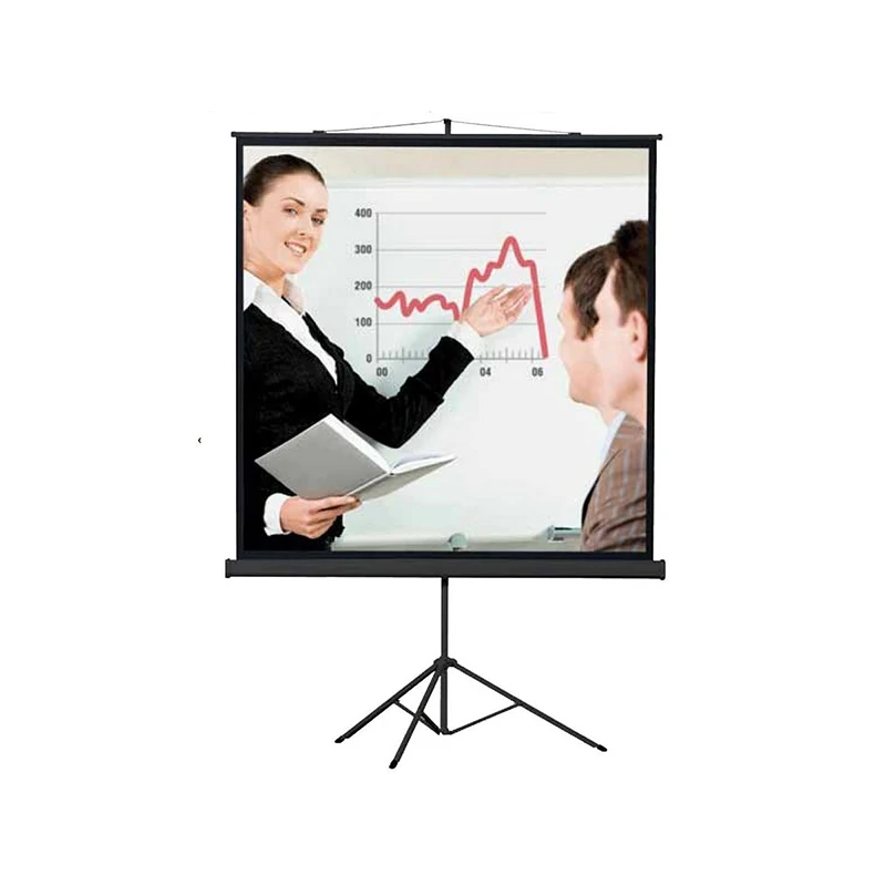 Schermo proiezione 135" napofix t11-2480 su treppiiede/240x240/bianco