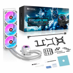 Dissipatore cpu a liquido raijintek cyclops 360mm bianco [0r10b00229]