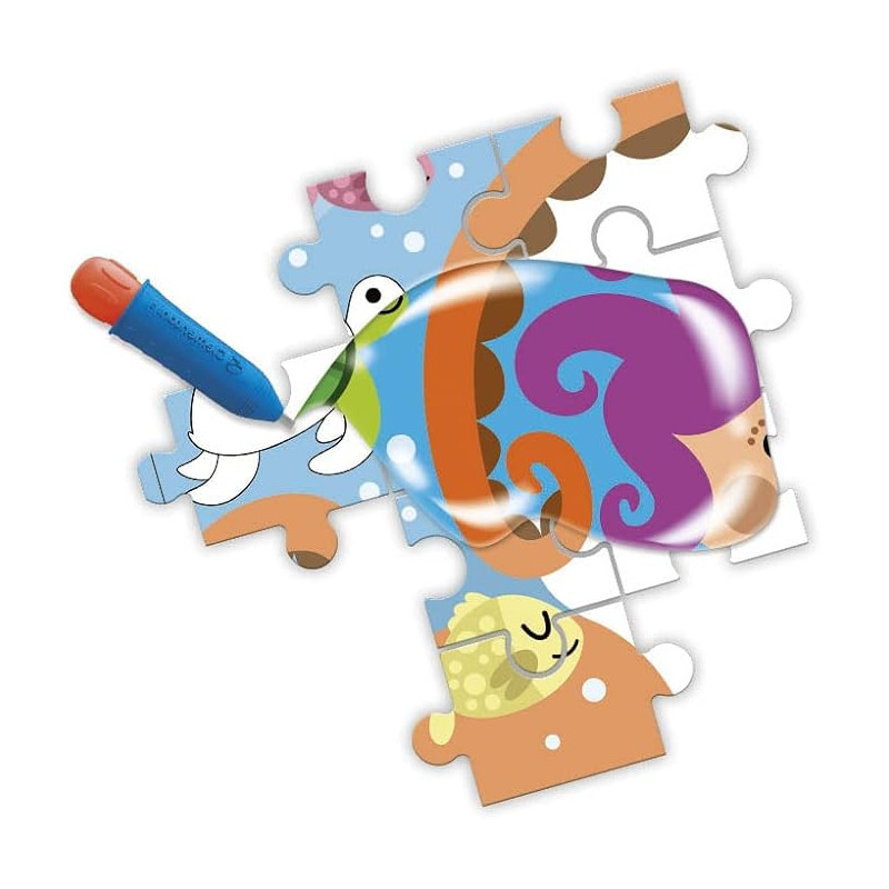 Puzzle clementoni 22709 magia dell'acqua il mare profondo multicolore