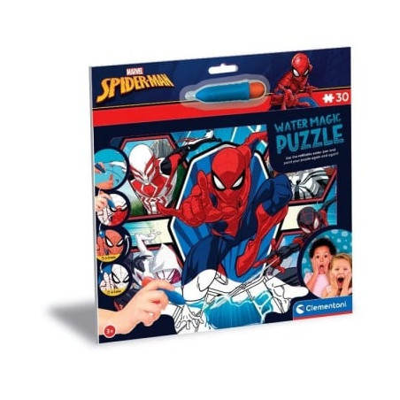 Puzzle clementoni 22706 magia dell'acqua marvel spiderman multicolore
