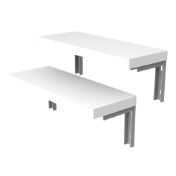Mensole dezctop da-dbsvm2-wh1 bianco [da-dbsvm2-wh1]