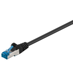 Cavo di rete goobay patch rj-45 cat 6 s/ftp 15m nero